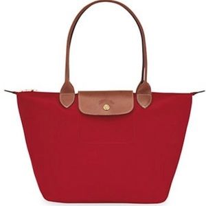 Longchamp Le Pliage Large Tote - Red